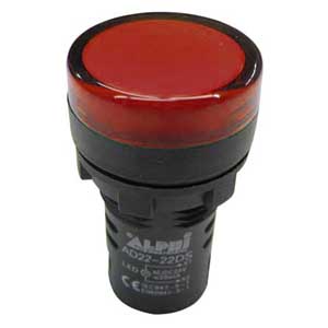 Spia Segnalazione 24V Led Rosso da Pannello